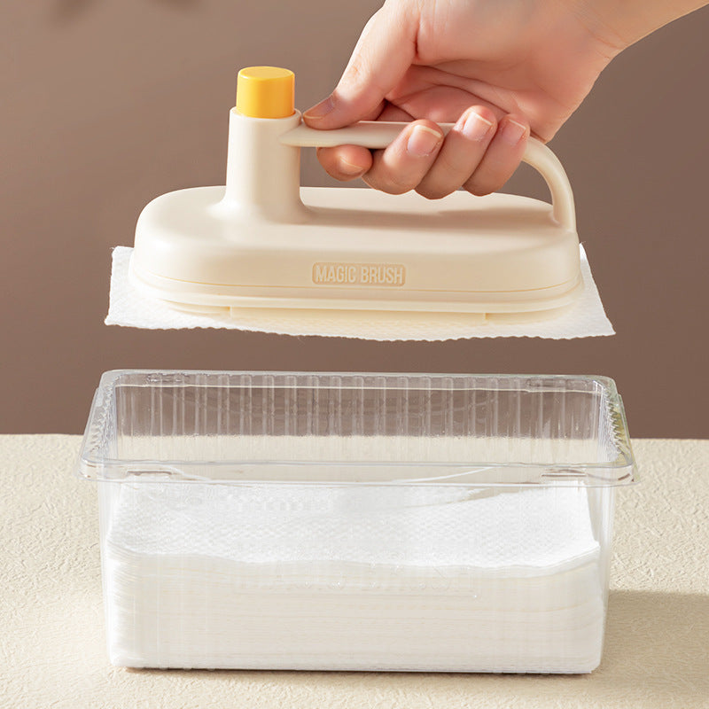 Rasmun Magic Cleaning Brush – Disposable Toilet, Bath & Kitchen Tool