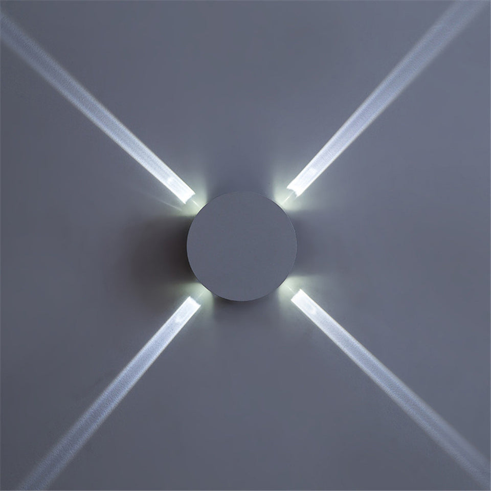 Rasmun Cross Light Decoration Lamp – LED Wall Light for Bedroom, Living Room, Bedside or Aisle | Modern Iron Indoor Background Lamp