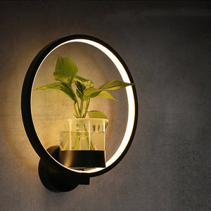 Rasmun Decorative Wall Lamp – Modern LED Background Wall Light with Iron Frame & Glass Cup for Living Room, Bedroom, Stairs & Study