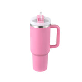 Rasmun 40 Oz Insulated Tumbler with Handle & Straw – Spill Proof