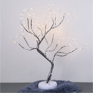 Rasmun Tree Light with Touch Switch – Adjustable Pearl Star Night Light