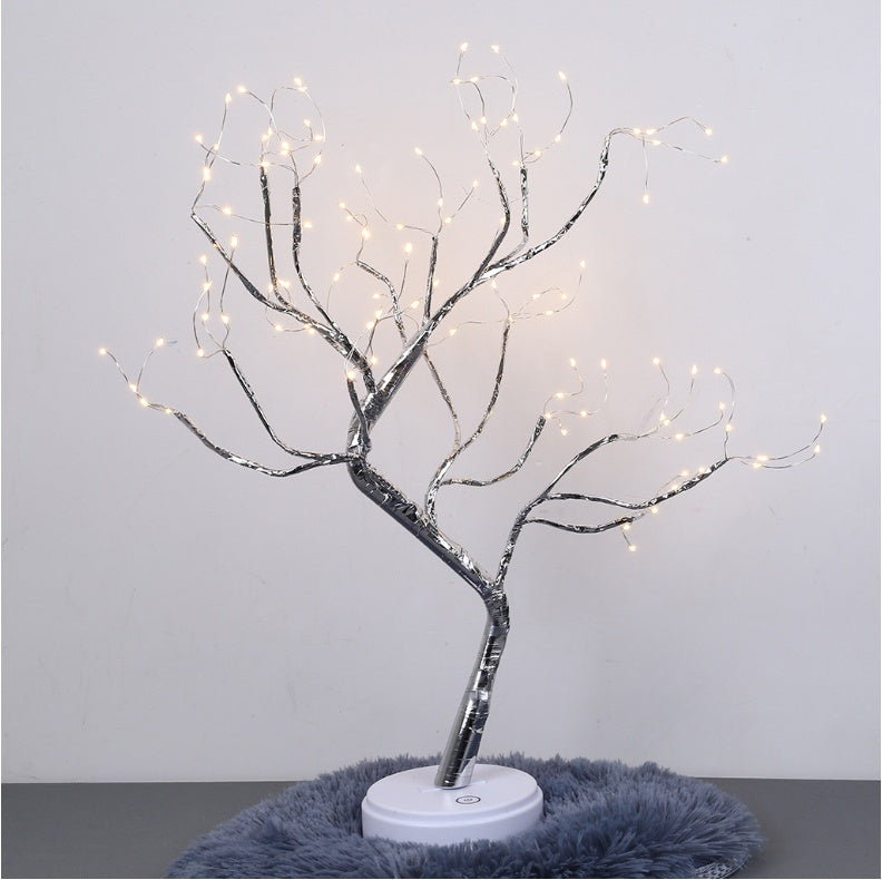Rasmun Tree Light with Touch Switch – Adjustable Pearl Star Night Light