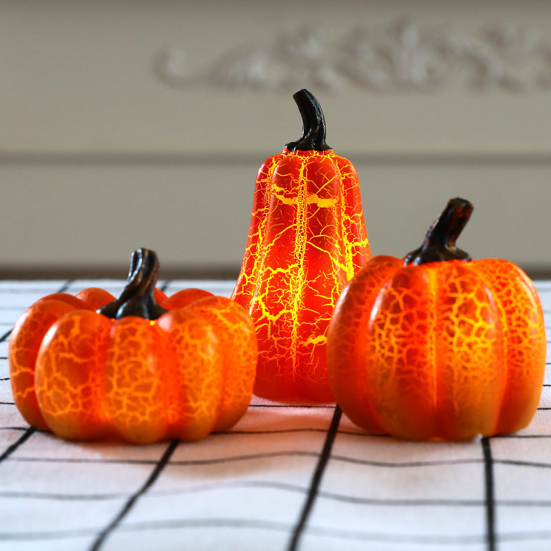 Rasmun Halloween Pumpkin Lantern – LED Candle Lamp for Spooky Decor