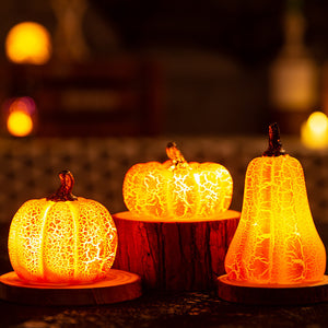 Rasmun Halloween Pumpkin Lantern – LED Candle Lamp for Spooky Decor