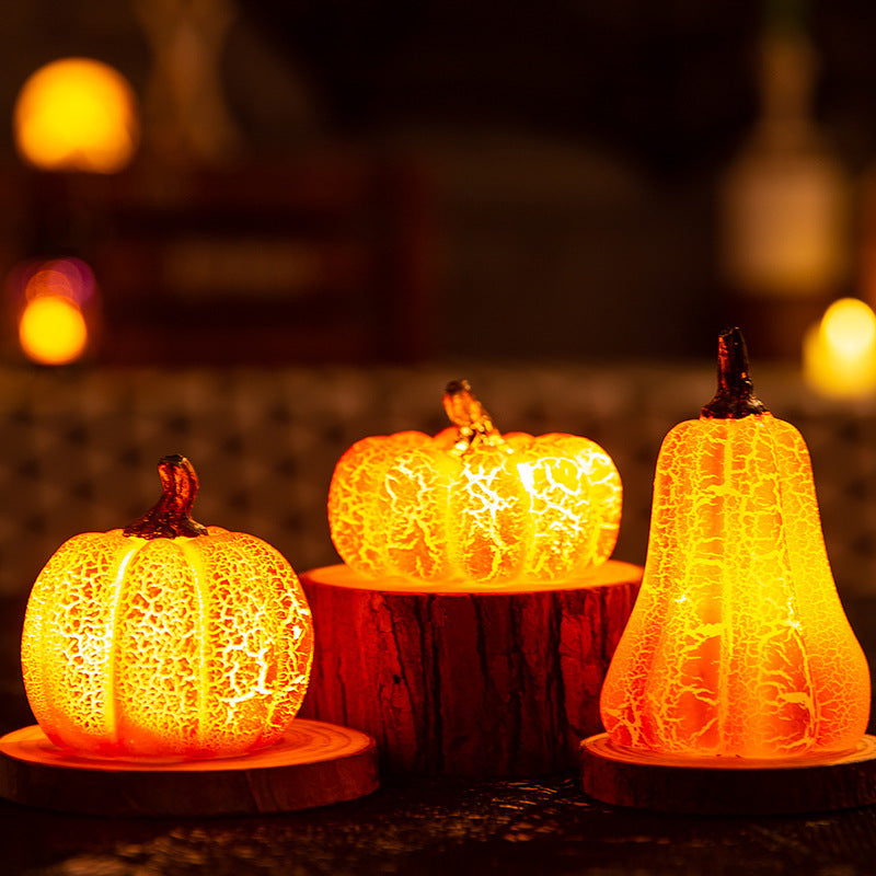 Rasmun Halloween Pumpkin Lantern – LED Candle Lamp for Spooky Decor