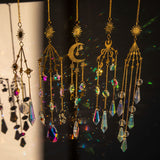 Rasmun Galaxy Crystal Sun Catcher – Sparkling Lighting Wind Chime Pendant for Home