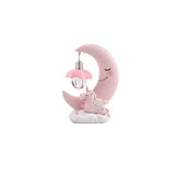 Rasmun Moon Night Lamp – Cute Resin Craft Table Light for Kids Room, Birthday Gift, Graduation, Housewarming, Cartoon Style
