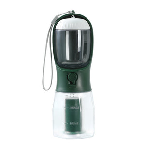 Rasmun 3-in-1 Dog Water Bottle | Portable Pet Cup & Food Box