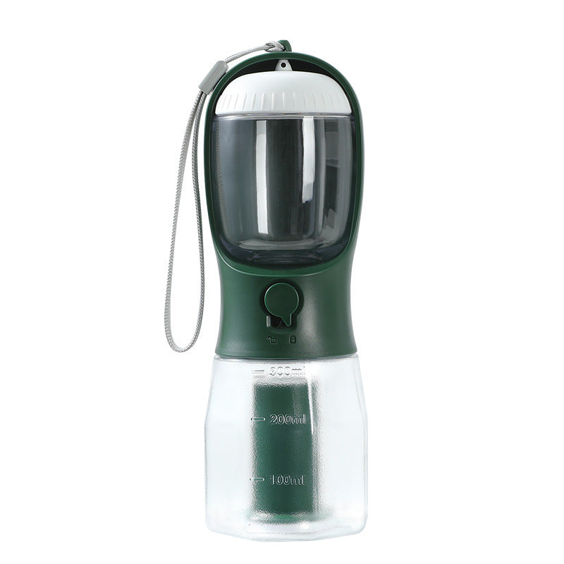Rasmun 3-in-1 Dog Water Bottle | Portable Pet Cup & Food Box