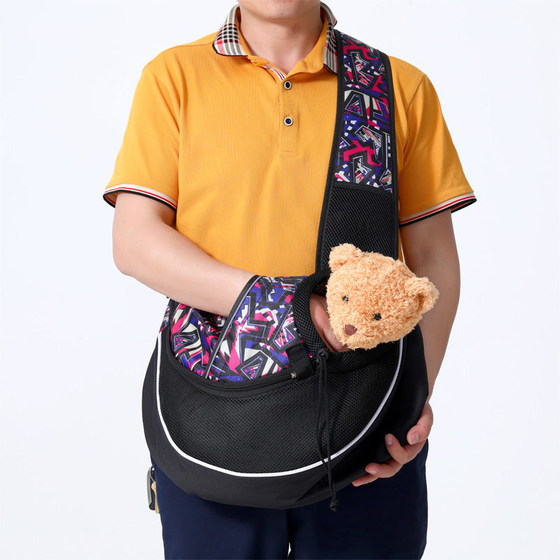Rasmun Portable Pet Carrying Bag Crossbody Travel Bag for Cats & Dogs