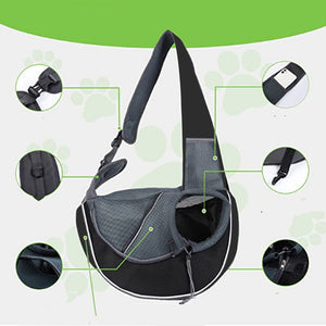 Rasmun Portable Pet Carrying Bag Crossbody Travel Bag for Cats & Dogs