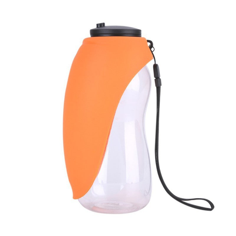 Rasmun Portable Pet Dog Water Bottle – 680ml Leak-Proof Outdoor Feeder