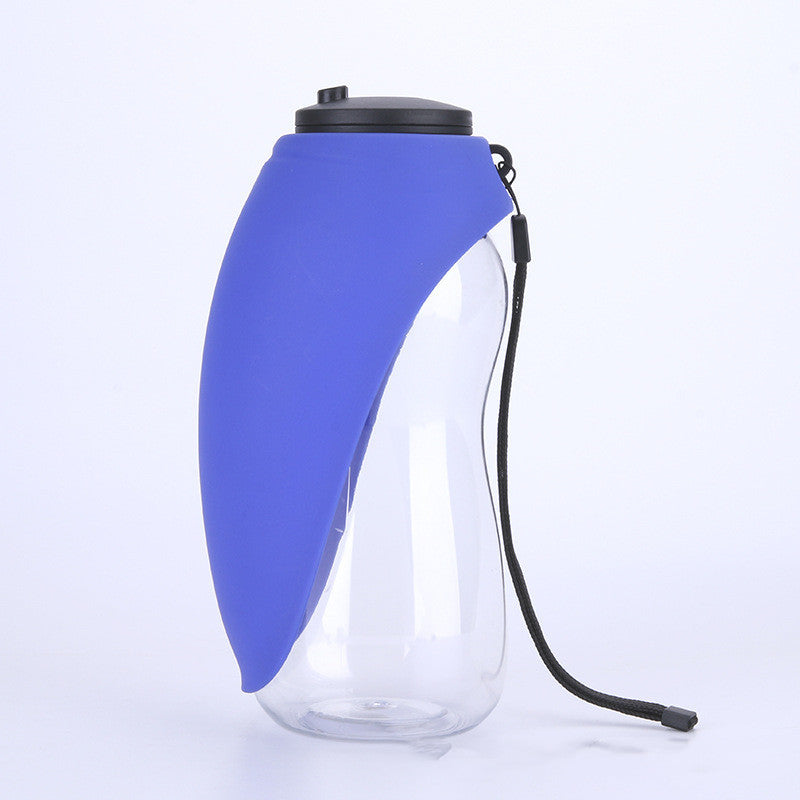 Rasmun Portable Pet Dog Water Bottle – 680ml Leak-Proof Outdoor Feeder