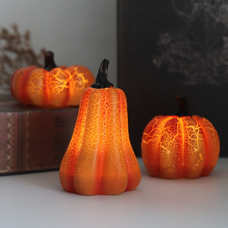 Rasmun Halloween Pumpkin Lantern – LED Candle Lamp for Spooky Decor