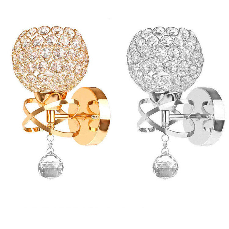 Rasmun Creative Wall Lamp – Elegant Crystal Bedroom & Bedside Lighting for Hallways, Corridors, and Home Décor