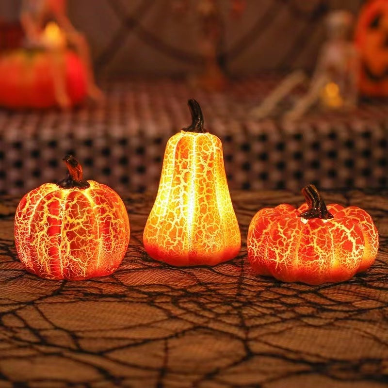 Rasmun Halloween Pumpkin Lantern – LED Candle Lamp for Spooky Decor