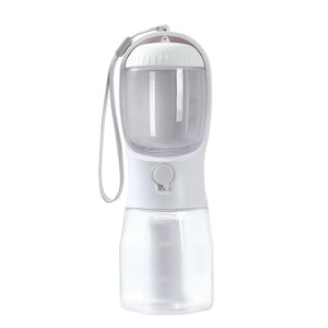 Rasmun 3-in-1 Dog Water Bottle | Portable Pet Cup & Food Box