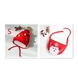 Rasmun Pet Christmas Hat & Saliva Towel Bib – Cute Festive Pet Outfit