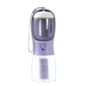 Rasmun 3-in-1 Dog Water Bottle | Portable Pet Cup & Food Box