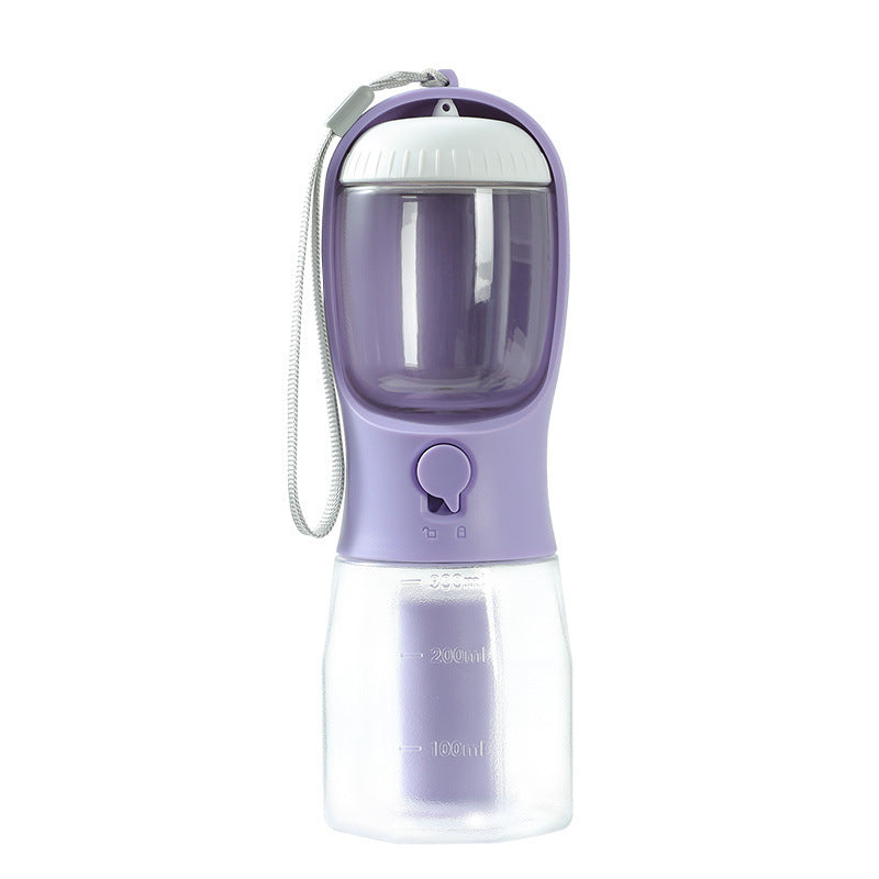 Rasmun 3-in-1 Dog Water Bottle | Portable Pet Cup & Food Box