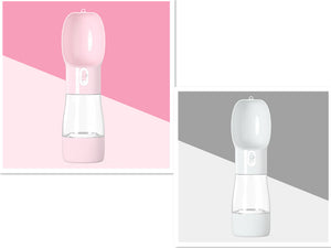 Rasmun Portable Dog Water Dispenser – Travel-Friendly Pet Water & Food Bottle