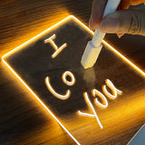 Rasmun Creative LED Note Board Night Light – USB Message Board with Pen, Holiday Gift & Home Decor Lamp
