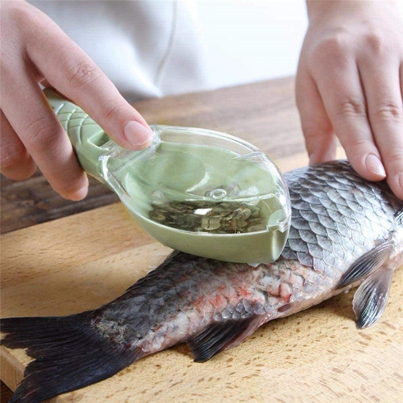 Rasmun Fish Skin Brush – Quick Fish Scale Scraper & Cleaning Tool