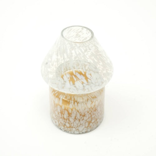 Rasmun Dreamy Splutter Scented Wax Candle – Handmade Mouth-Blown Glass Jar, Soy Wax Blend, Decorative Aromatherapy Home Accent Gift
