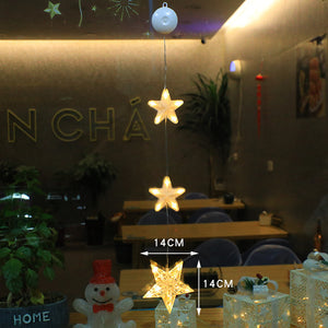 Rasmun Christmas 3pcs LED Light Star – Battery Operated Xmas Tree