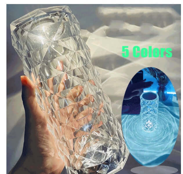 Rasmun Nordic Crystal Lamp USB Touch Dimming Diamond Night Light