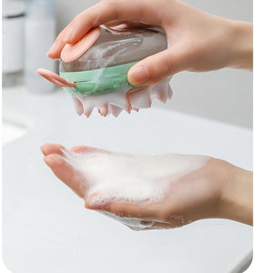 Rasmun 2-in-1 Pet Grooming Brush  Bathing & Massage Tool