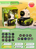 Rasmun Galaxy Robot Starry Sky Projector – LED Night Light with Bluetooth Music & Stories for Kids Bedroom, Home & Party Decor