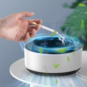 Rasmun Smoke Removal Air Purifier Ashtray – Portable, Odor-Eliminating