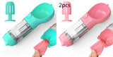 Rasmun Portable Pet Water Bottle with Food Box & Garbage Bag