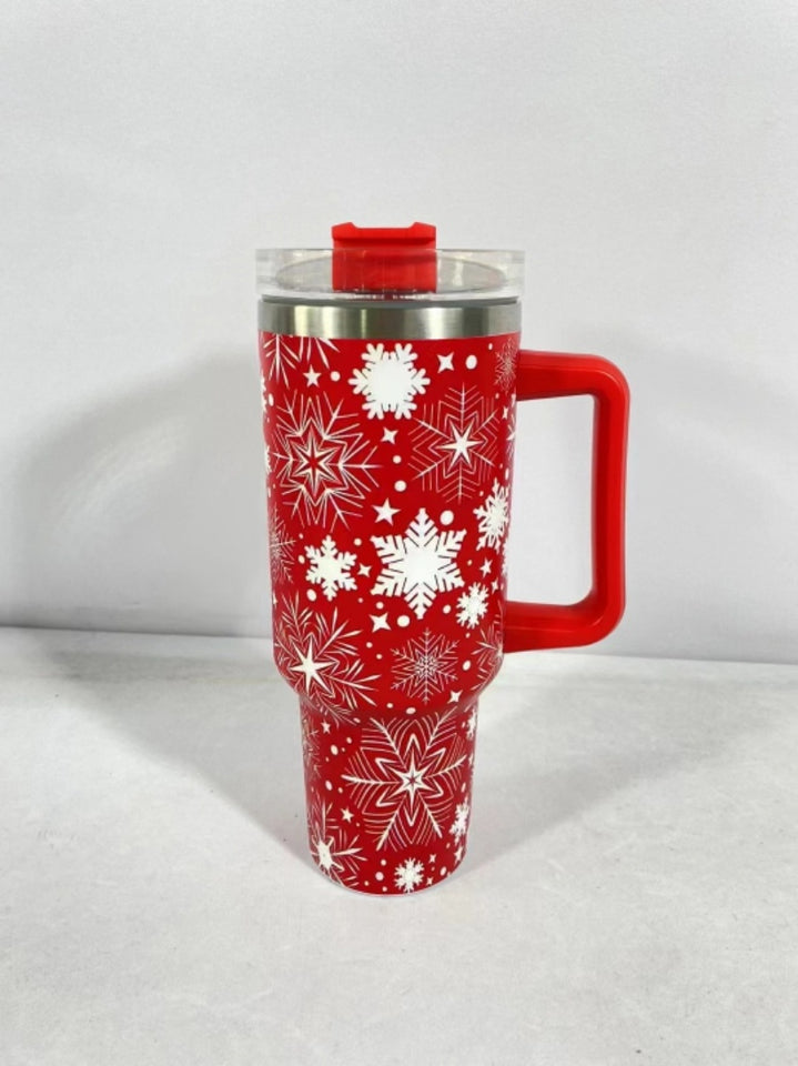 Rasmun 1200ml Insulated Stainless Steel Tumbler with Handle and Straw