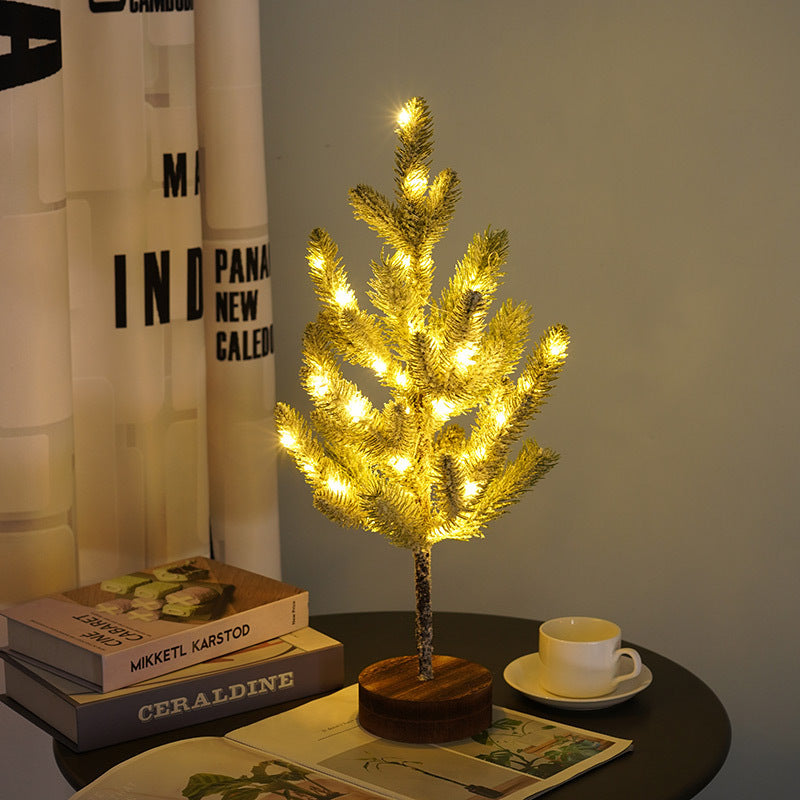 Rasmun LED Christmas Tree Light – 55cm 50LED Cedar Needle Decoration
