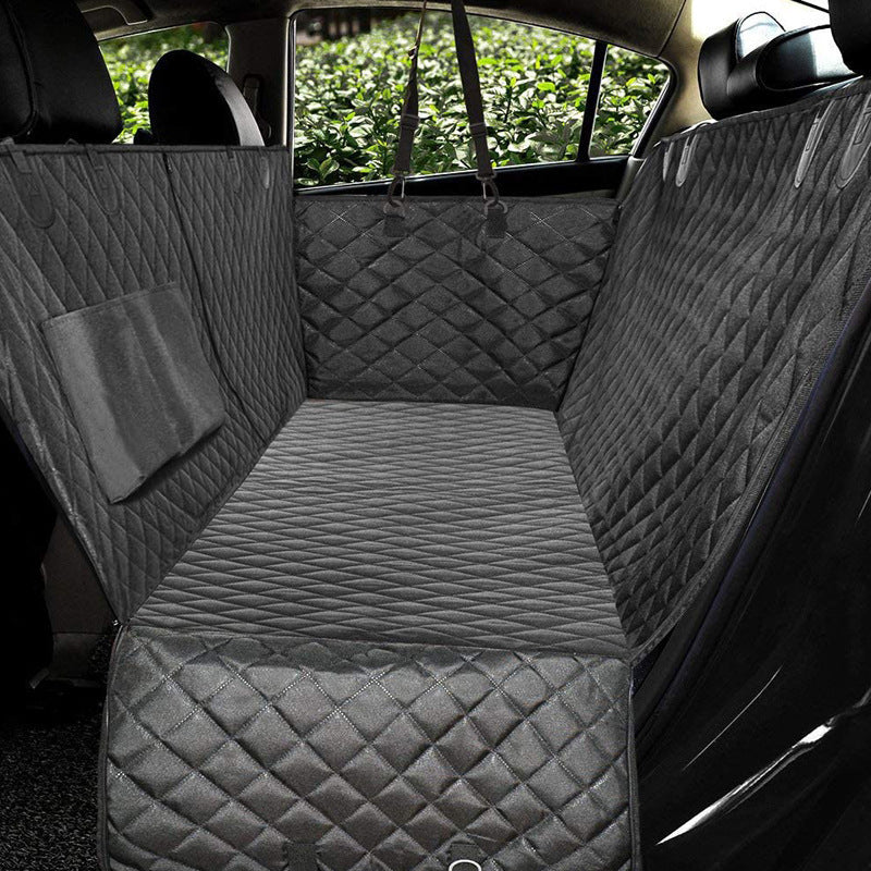 Rasmun Dog Car Seat Cover  Hammock Pet Carrier with Mesh Window