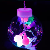 Rasmun LED Wish Orbs Curtain Lights – Star & Moon String Lighting for Room