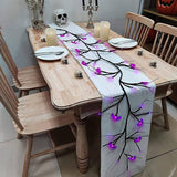 Rasmun Halloween LED Willow Vine String Lights – Cartoon Bat & Pumpkin Decoration for Indoor & Outdoor Party Decor
