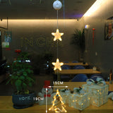 Rasmun Christmas 3pcs LED Light Star – Battery Operated Xmas Tree