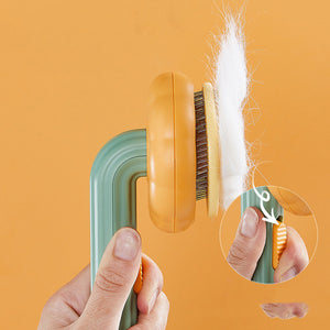 Rasmun Cat Brush – Handheld Steel Wire Self-Cleaning Pet Comb