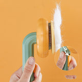 Rasmun Cat Brush – Handheld Steel Wire Self-Cleaning Pet Comb