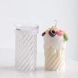 Rasmun Threaded Acrylic Candle Mold – DIY Irregular Shape Candle Making Tool