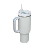 Rasmun 40 Oz Insulated Tumbler with Handle & Straw – Spill Proof