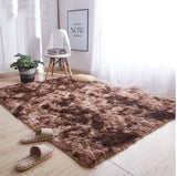 Rasmun Variegated Tie-dye Gradient Carpet – Soft Washable Polyester Rug