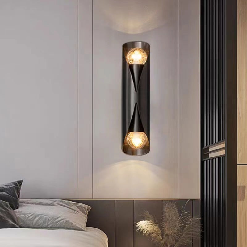 Rasmun Light Luxury Wall Lamp – Modern Copper Warm Light Fixture for Living Room, Bedroom, or Hallway | Minimalist Elegant Design