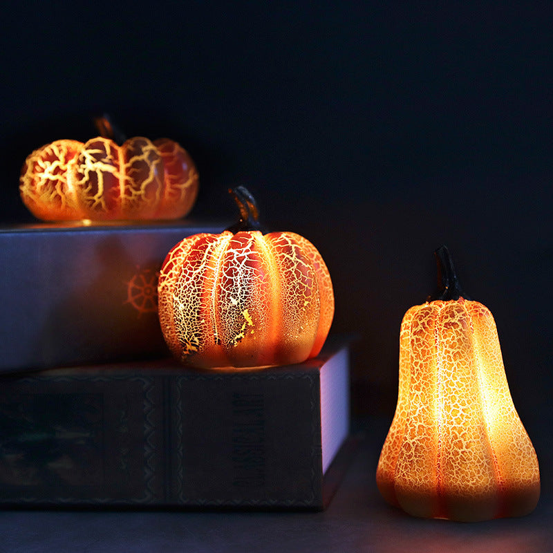 Rasmun Halloween Pumpkin Lantern – LED Candle Lamp for Spooky Decor