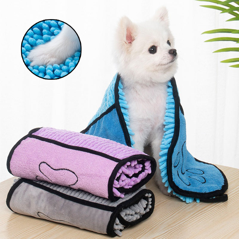 Rasmun Super Absorbent Dog & Cat Bath Towel | Quick-Dry Pet