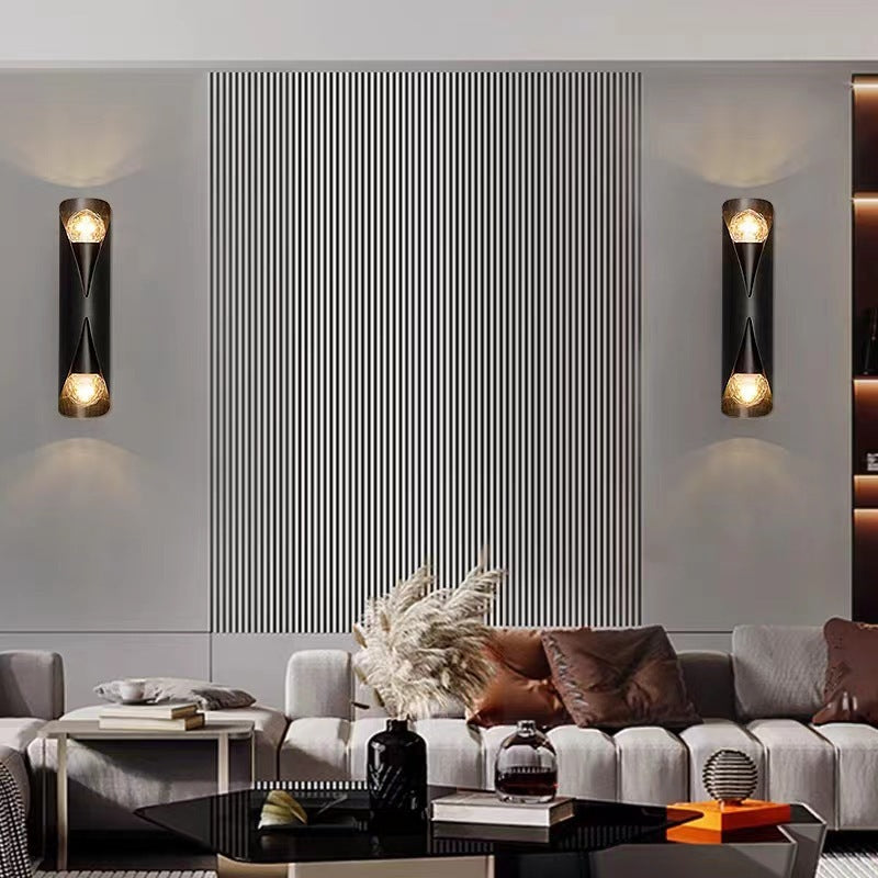 Rasmun Light Luxury Wall Lamp – Modern Copper Warm Light Fixture for Living Room, Bedroom, or Hallway | Minimalist Elegant Design