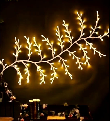 Rasmun LED Vine Garland Lights – 8FT Flexible DIY Willow Branch Light for Wall, Room, Wedding, Party & Holiday Decor